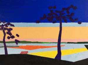 Voir le détail de cette oeuvre: le jour se lève sur Conleau