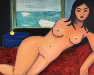 Voir le détail de cette oeuvre: la femme aux yeux verts