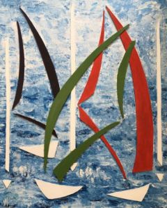 Voir le détail de cette oeuvre: évocation de voiles
